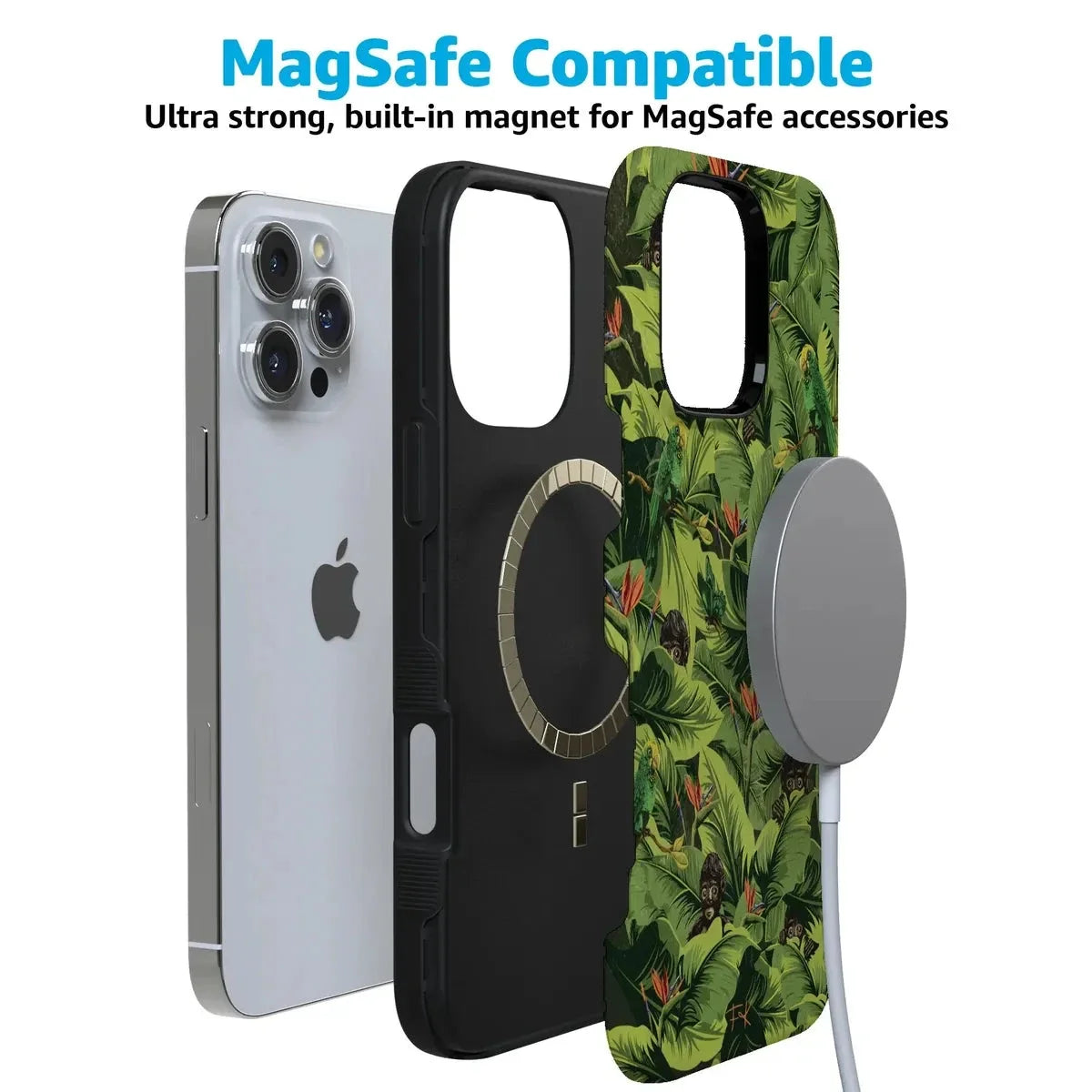 Sneaky Monkeys | Frida Kahlo Jungle Floral Case iPhone Case get.casely