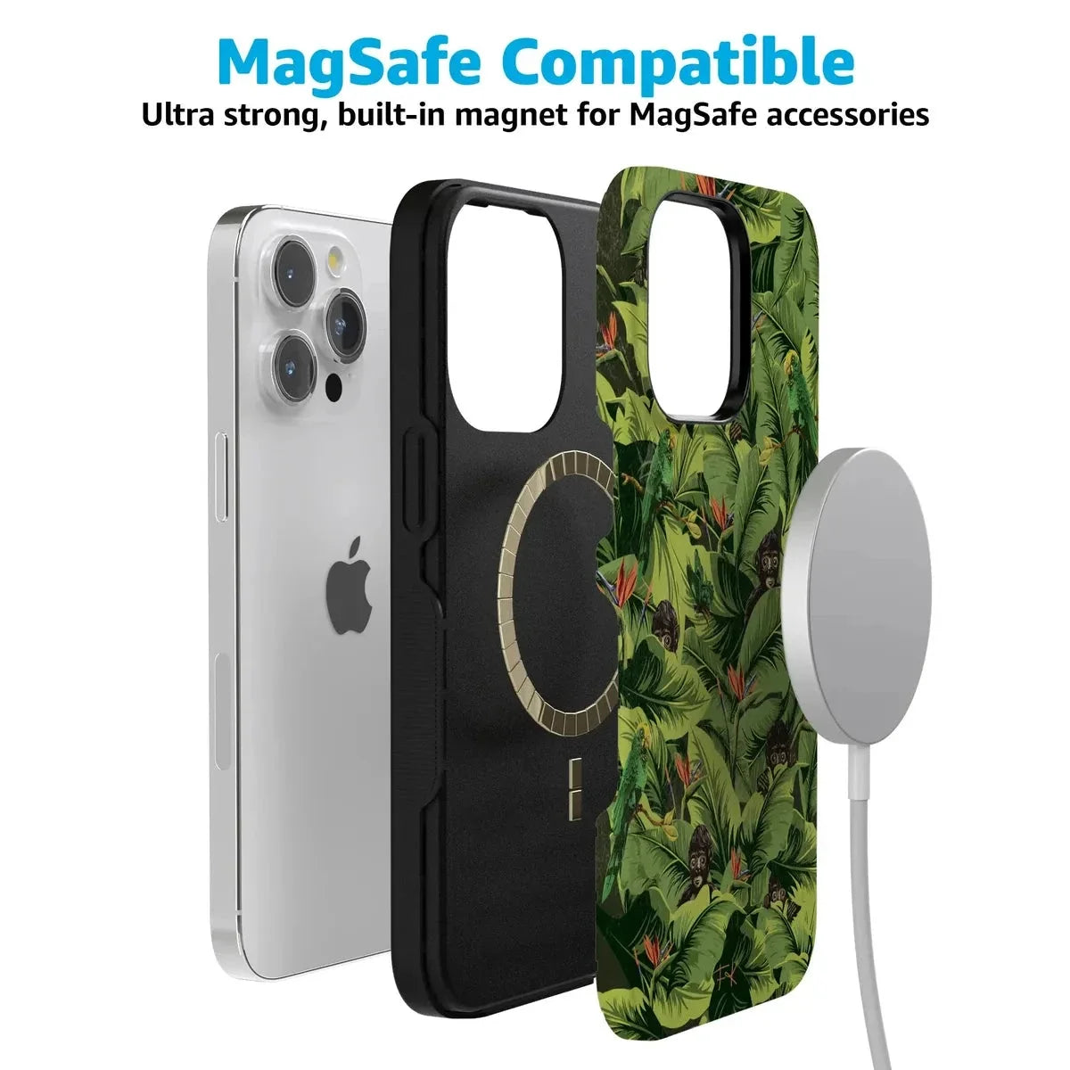 Sneaky Monkeys | Frida Kahlo Jungle Floral Case iPhone Case get.casely