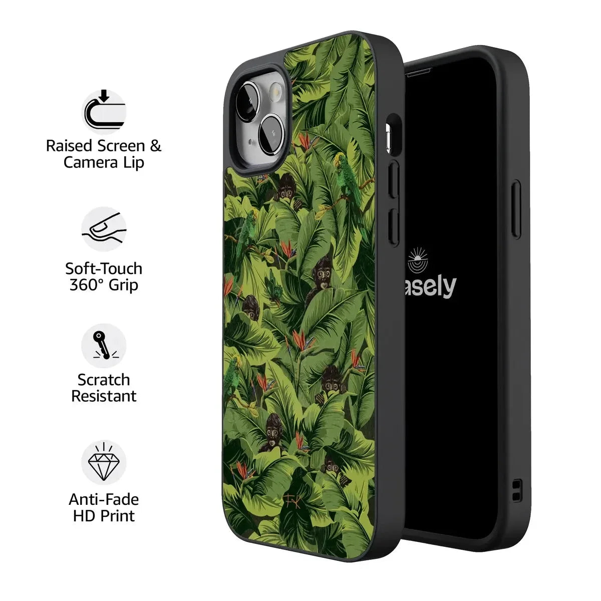 Sneaky Monkeys | Frida Kahlo Jungle Floral Case iPhone Case get.casely