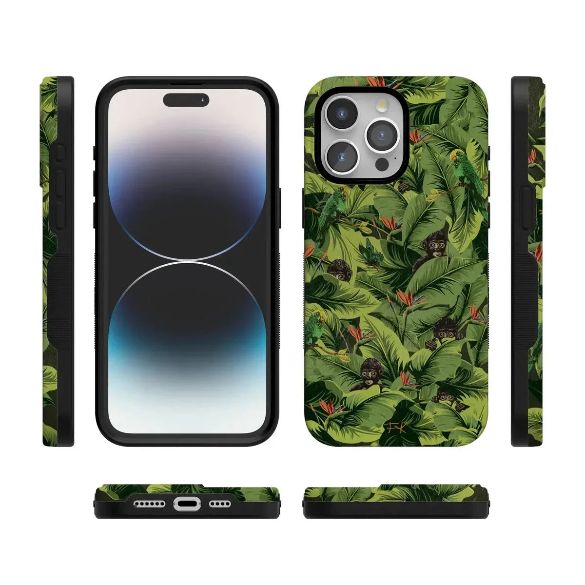 Sneaky Monkeys | Frida Kahlo Jungle Floral Case iPhone Case get.casely