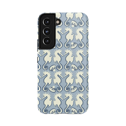 Seahorse Drift | Coastal Blues Case - Galaxy S22
