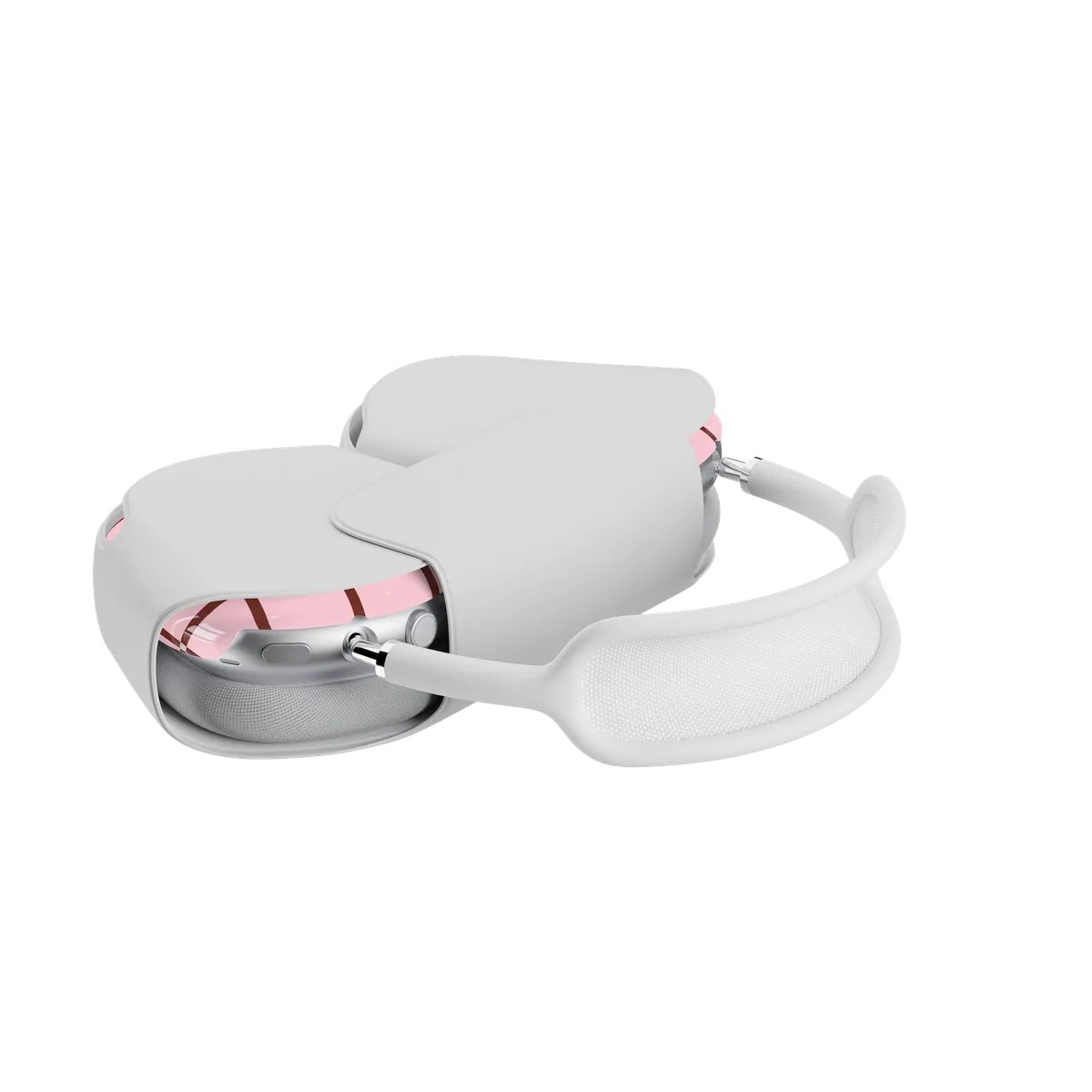 Uptown Gridlock | Pink Checkerboard AirPods Max Case
