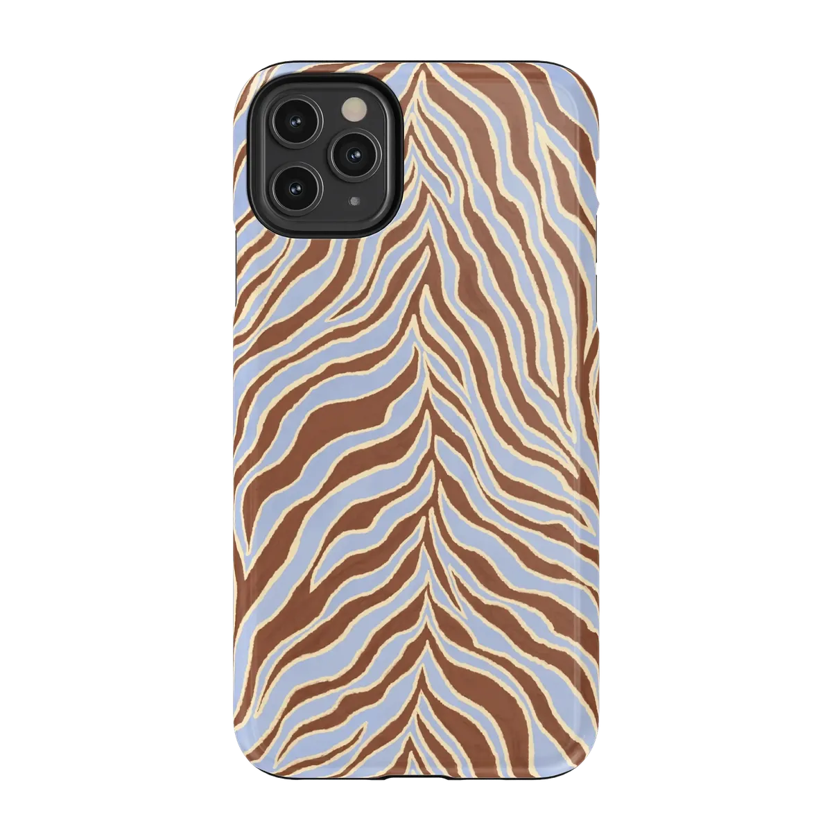 Untamed | Brown & Blue Zebra Case - iPhone 11 Pro