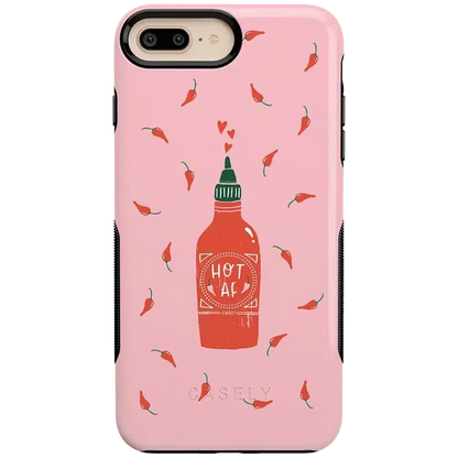 Spicy AF | Pink Chili Hot Sauce Case iPhone Case get.casely Bold iPhone 6/7/8 Plus