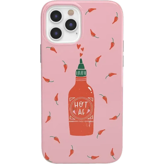 Spicy AF | Pink Chili Hot Sauce Case iPhone Case get.casely Classic iPhone 12 Pro Max