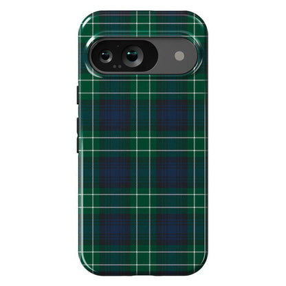 Dark Plaid | Kitty and Vibe Holiday Case Phone Case Casetry Essential Google Pixel 9
