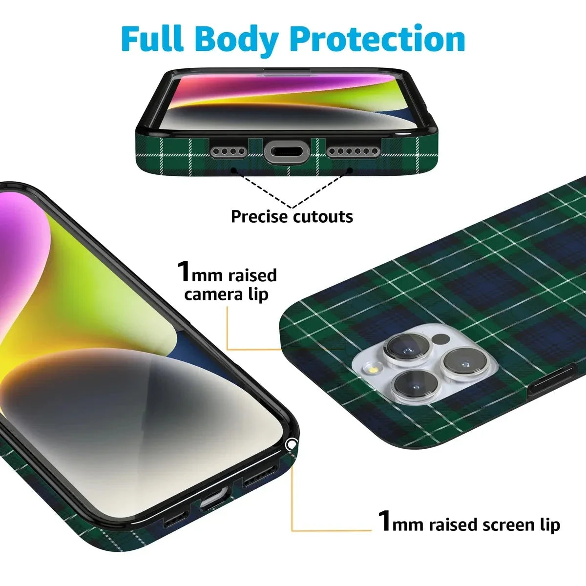 Spruce | Kitty and Vibe Holiday Case Phone Case Casetry