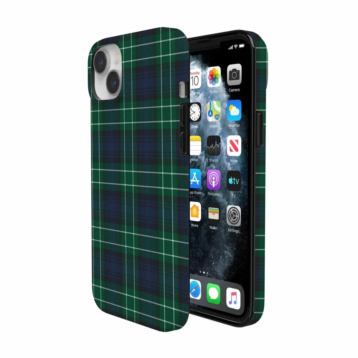 Spruce | Kitty and Vibe Holiday Case Phone Case Casetry