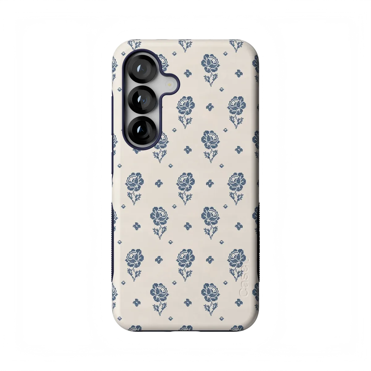 Seaside Stitch | Vintage Roses Case - Galaxy S25