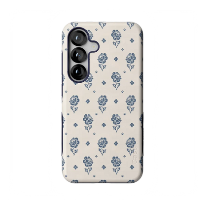 Seaside Stitch | Vintage Roses Case - Galaxy S25