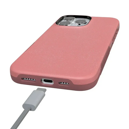 Starfish Wishes | Coral Pink Shimmer Case iPhone Case get.casely