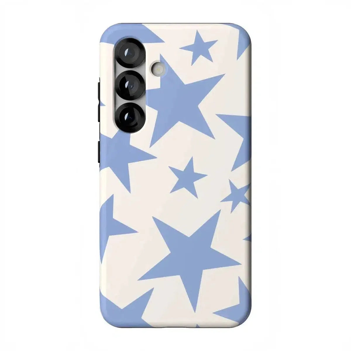 Stars Align | Blue & White Stars Samsung Case Samsung Case get.casely Essential + MagSafe® Galaxy S25