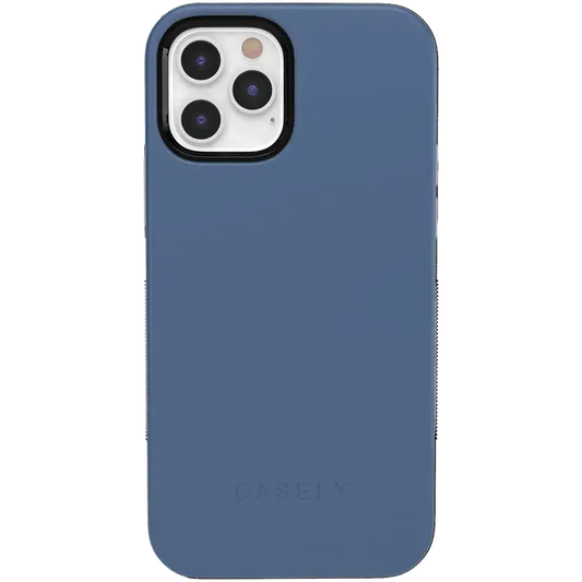 Steel Blue on Nude | Ultra-Protective Bold Case iPhone Case get.casely Bold iPhone 12 Pro Max