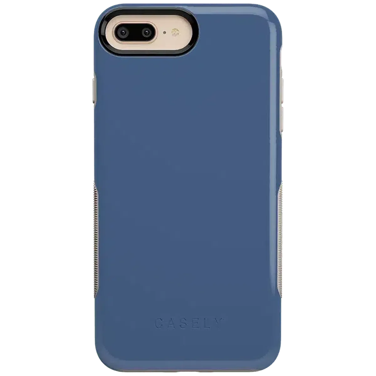 Steel Blue on Nude | Ultra-Protective Bold Case iPhone Case get.casely