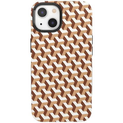 Step It Up | Abstract Geo Case iPhone Case get.casely Bold + MagSafe® iPhone 13