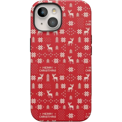 Stocking Stuffer | Christmas Knit Case Phone Case Casetry Bold Flex + MagSafe® iPhone 15 Plus