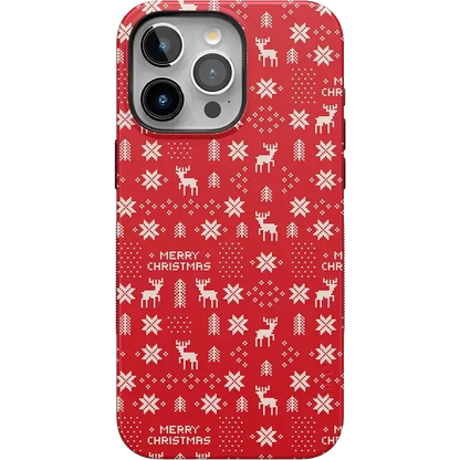 Stocking Stuffer | Christmas Knit Case Phone Case Casetry Bold Flex + MagSafe® iPhone 15 Pro Max
