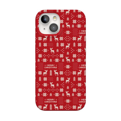 Stocking Stuffer | Christmas Knit Case Phone Case Casetry Classic + MagSafe® iPhone 15