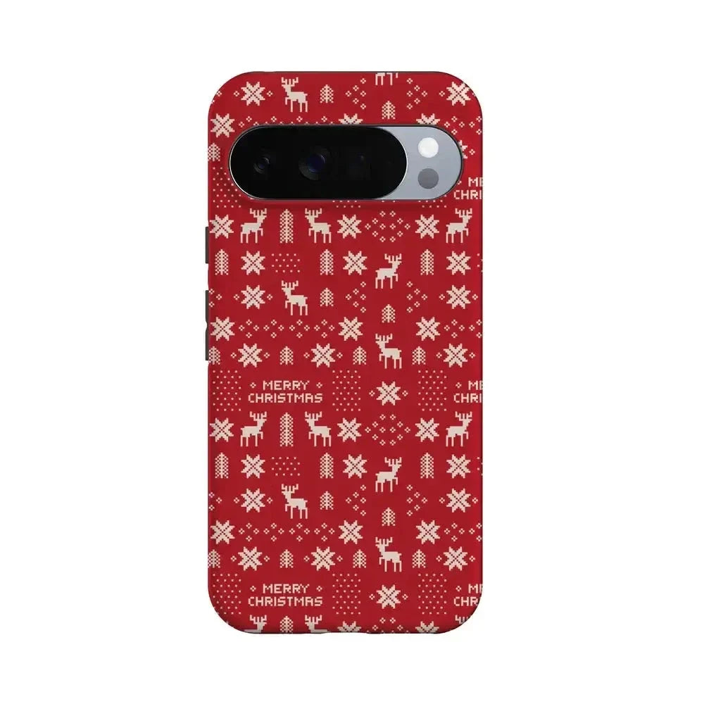 Stocking Stuffer | Christmas Knit Case Phone Case Casetry Essential + MagSafe® Google Pixel 10 Pro XL