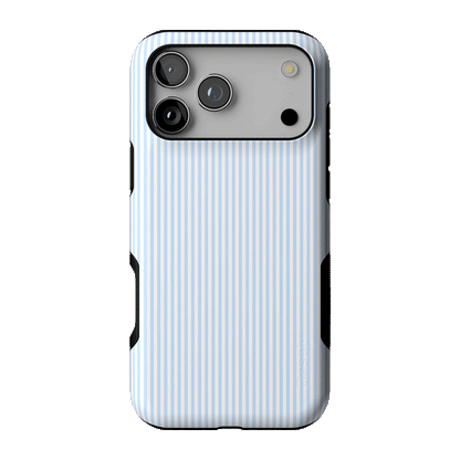 Stripes and the City | Light Blue Pinstripe Case