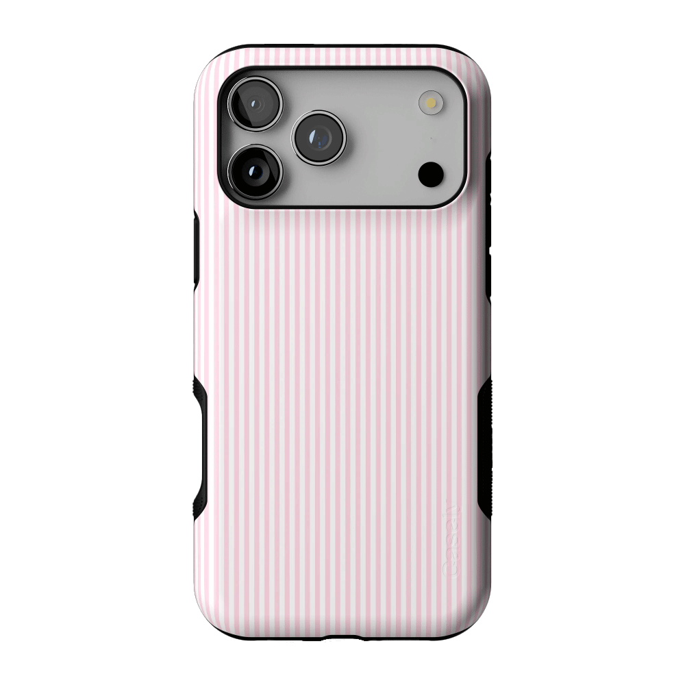 Stripes and the City | Light Pink Pinstripe Case