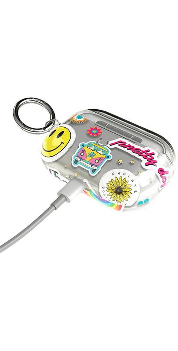 Stuck on U | Festival Sticker Floral AirPods Case AirPods Case get.casely