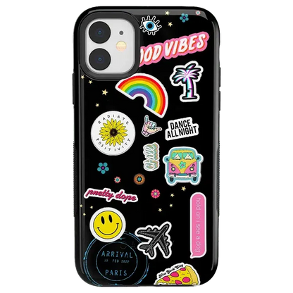 Stuck on U | Festival Sticker Floral Case iPhone Case get.casely Bold iPhone 12 Mini