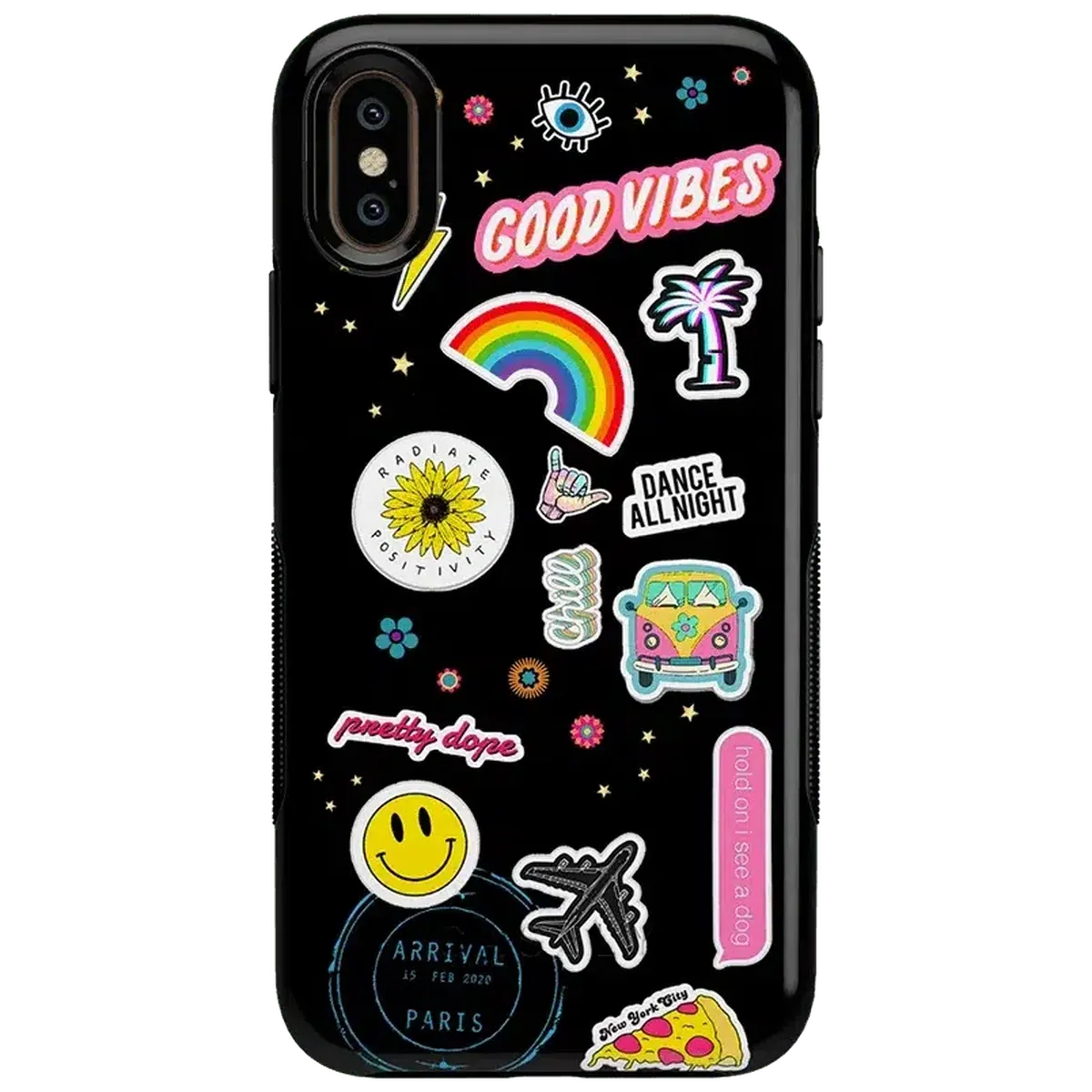 Stuck on U | Festival Sticker Floral Case iPhone Case get.casely Bold iPhone XS Max