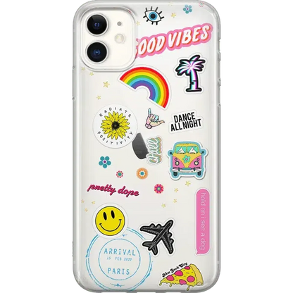 Stuck on U | Festival Sticker Floral Case iPhone Case get.casely Classic iPhone 11
