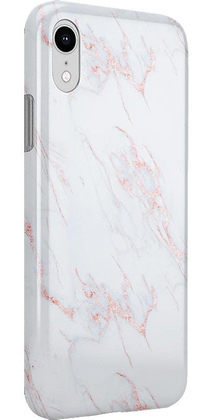 Subtle Blush | White and Pink Marble Case iPhone Case get.casely
