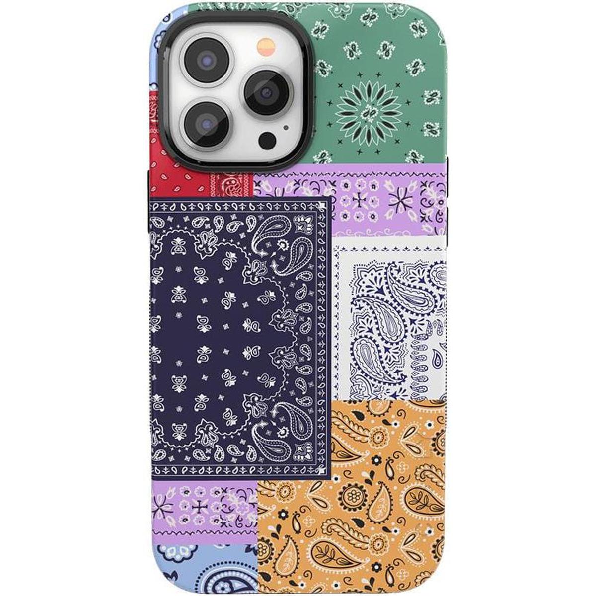 Swatch It Up | Patchwork Bandana Case iPhone Case get.casely Bold + MagSafe® iPhone 13 Pro Max