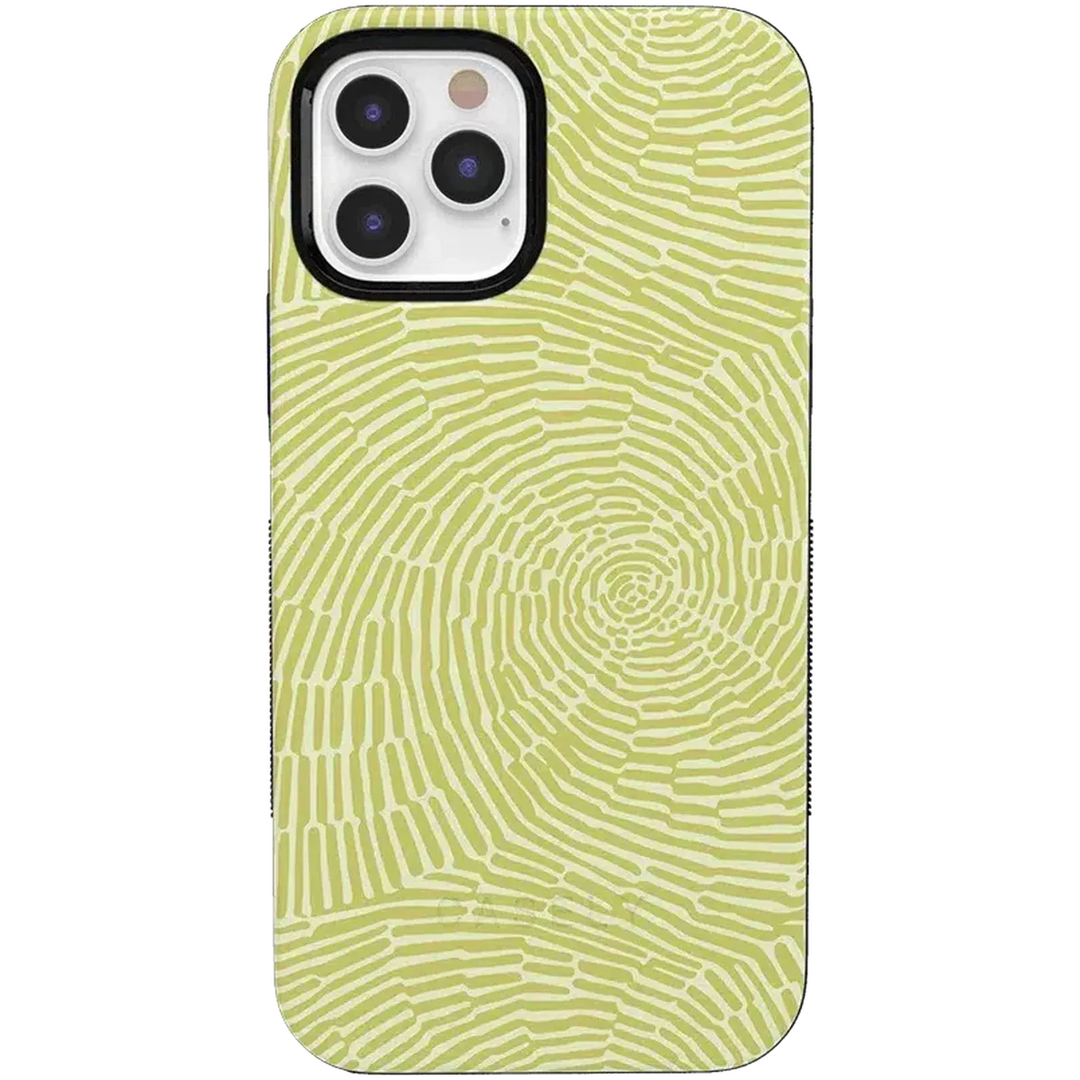 Swirl Away | Tea Green Geometric Case iPhone Case get.casely Bold iPhone 12 Pro Max
