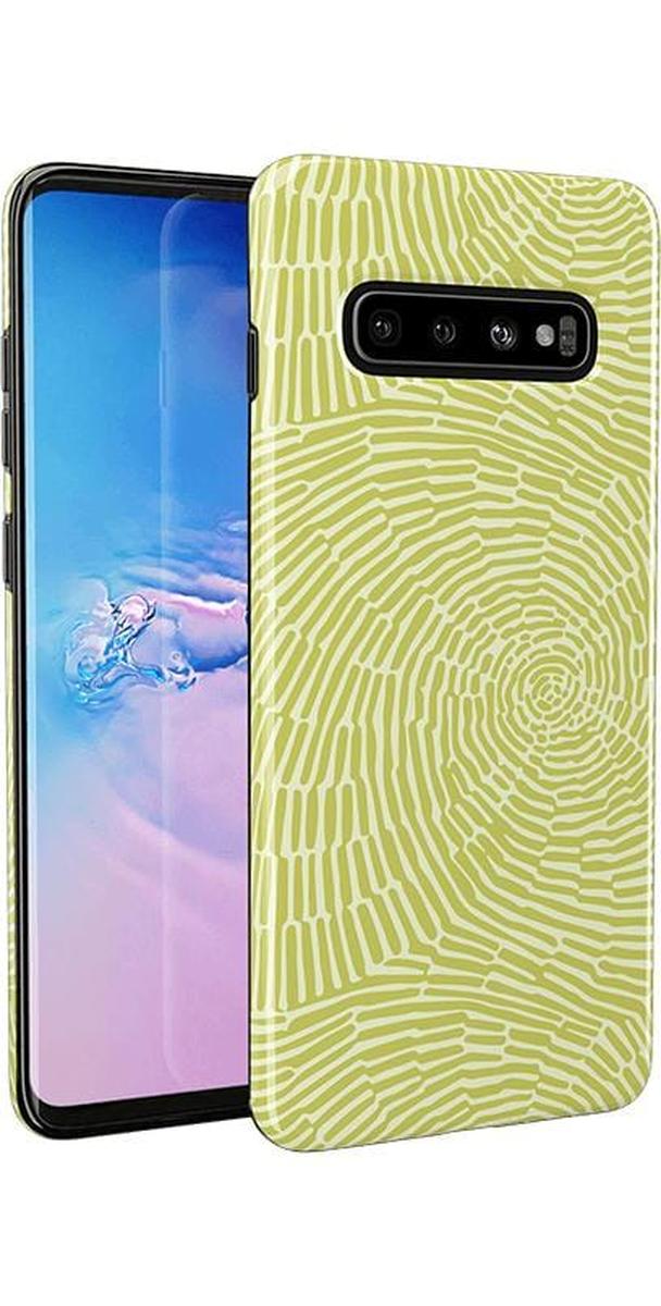 Swirl Away | Tea Green Geometric Samsung Case Samsung Case get.casely