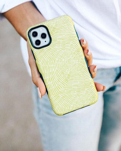 Swirl Away | Tea Green Geometric Samsung Case Samsung Case get.casely