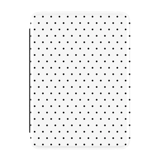 On the Dot | White Polka Dot Kindle Case | Casely