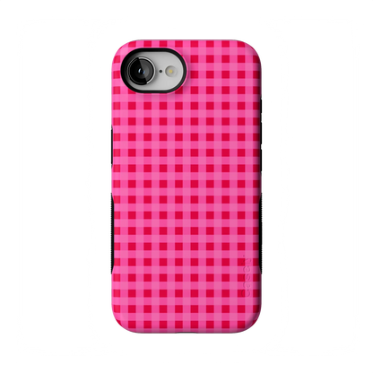 Sweet Jam | Hot Pink Gingham Case - iPhone 16E