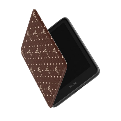 Teddy Bows | Brown Polka Dot Kindle Case