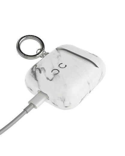 Take Me for Granite | White Marble AirPods Case AirPods Case get.casely