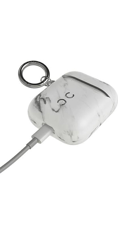 Take Me for Granite | White Marble AirPods Case AirPods Case get.casely