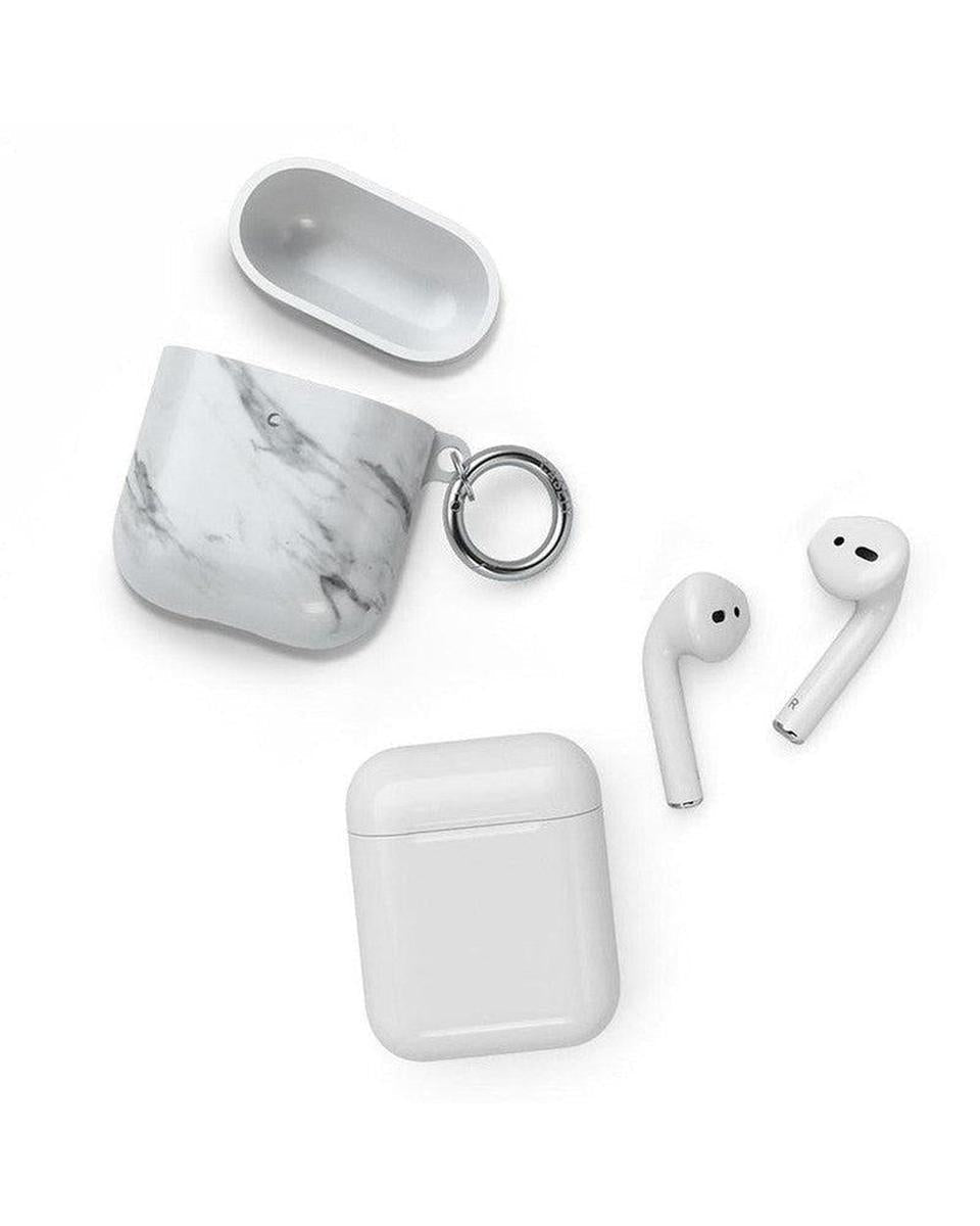 Take Me for Granite | White Marble AirPods Case AirPods Case get.casely