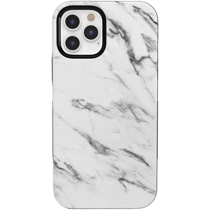 Take Me for Granite | White Marble Case iPhone Case get.casely Bold iPhone 12 Pro