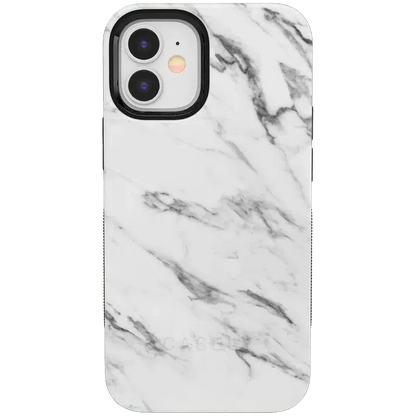 Take Me for Granite | White Marble Case iPhone Case get.casely Bold iPhone 12 Mini