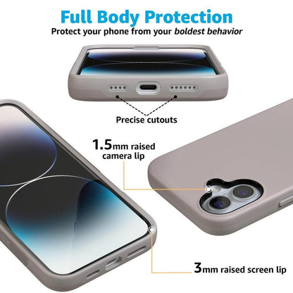 Taupe on Nude | Ultra-Protective Bold Case iPhone Case get.casely