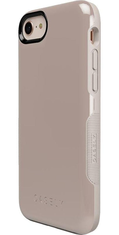 Taupe on Nude | Solid Beige Color Minimalist Case iPhone Case get.casely
