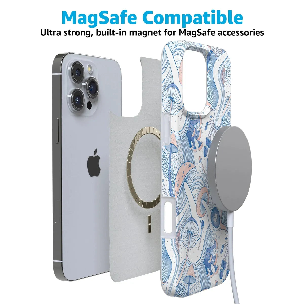 The Fun Guy | Enchanted Forest Mushroom Floral Case iPhone Case get.casely