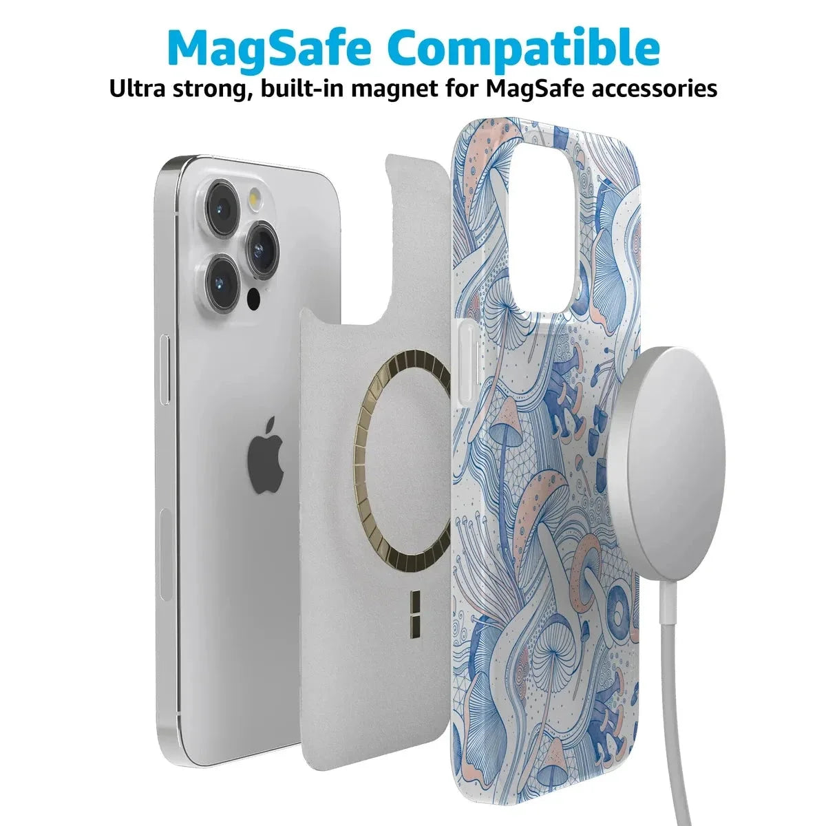 The Fun Guy | Enchanted Forest Mushroom Floral Case iPhone Case get.casely