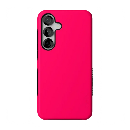 Think Pink | Solid Neon Pink Case iPhone Case get.casely Bold Flex + MagSafe® Galaxy S25 Plus
