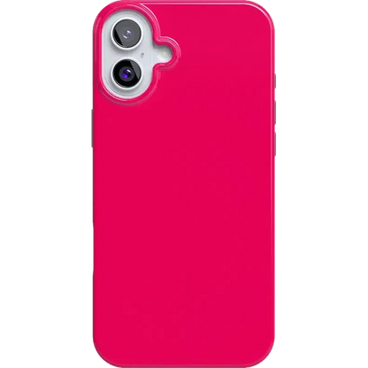 Think Pink | Solid Neon Pink Case iPhone Case get.casely Classic + MagSafe® iPhone 16 Plus