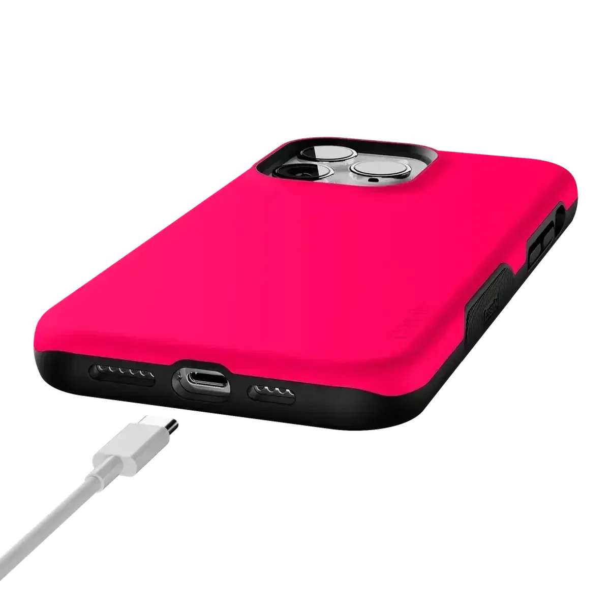 Think Pink | Solid Neon Pink Case iPhone Case get.casely
