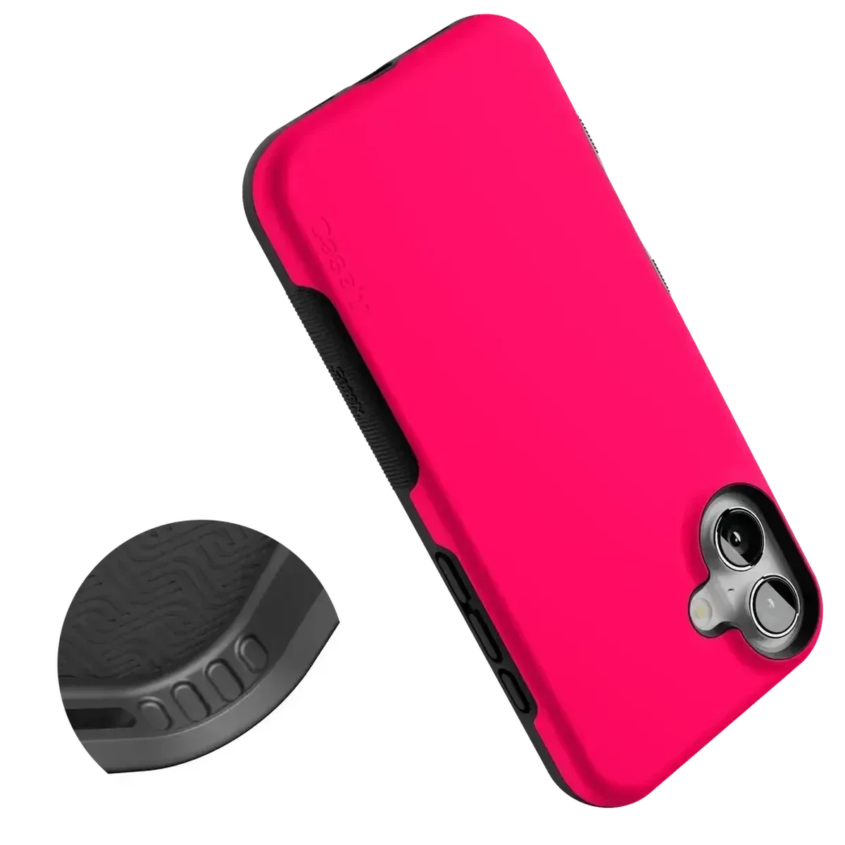 Think Pink | Solid Neon Pink Case iPhone Case get.casely